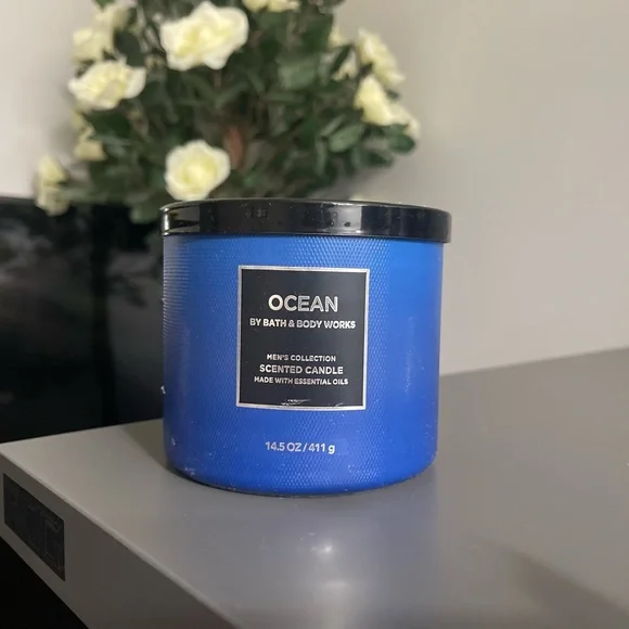 BBW Ocean Men’s Collection 3 wick Candle - Picture 1 of 3